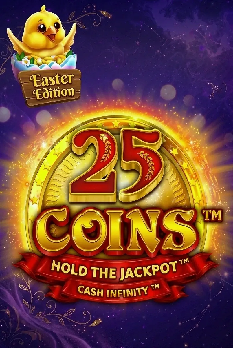 25 coins hold the jackpot cash infinity